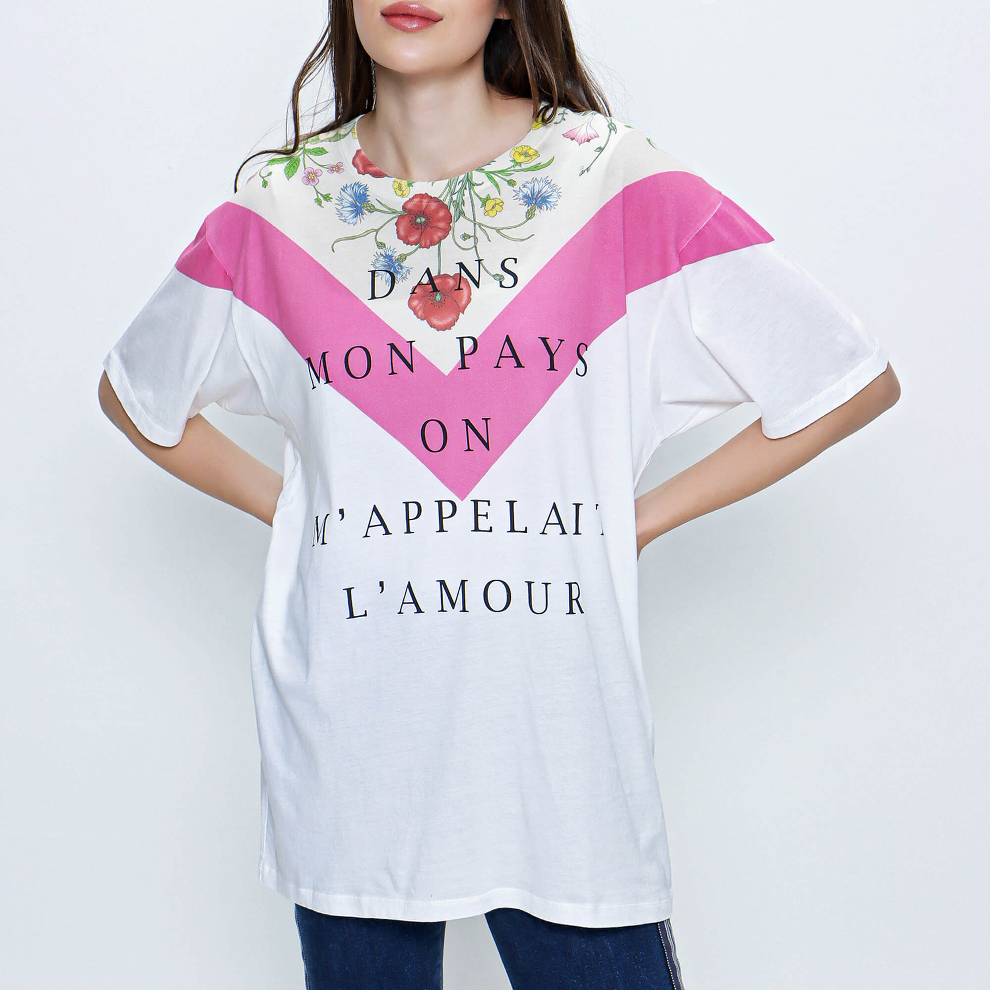 Gucci - White Dans Mon Pays On M'appelait L'amour T shirt 